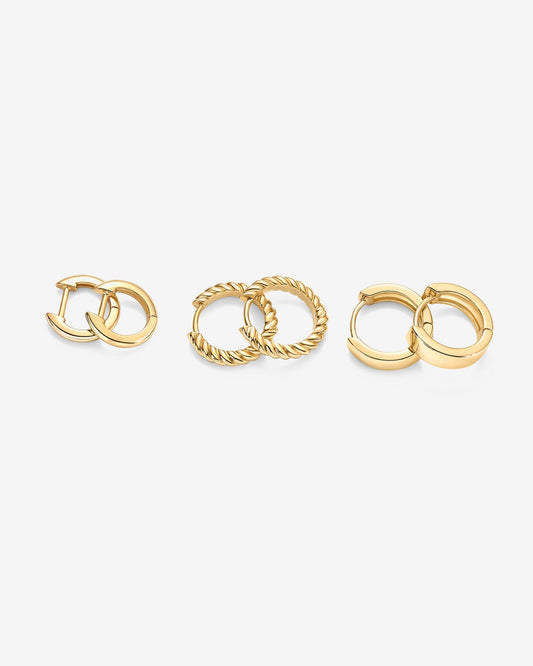 Oasis Huggie Earring Pack