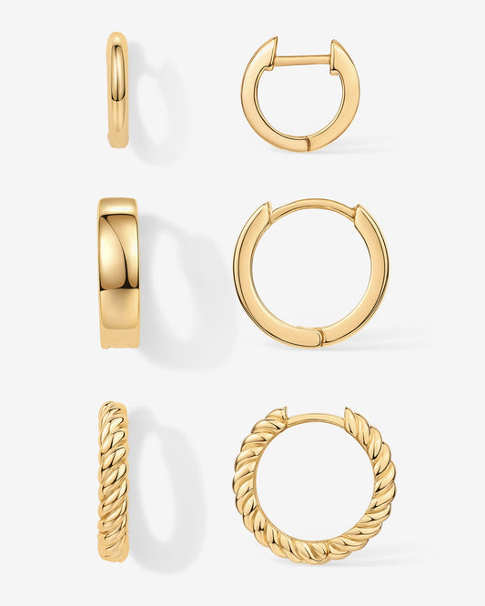 Oasis Huggie Earring Pack