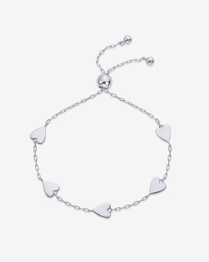 Station Heart Bracelet
