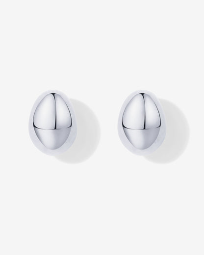 Chunky Dome Hoop Earrings