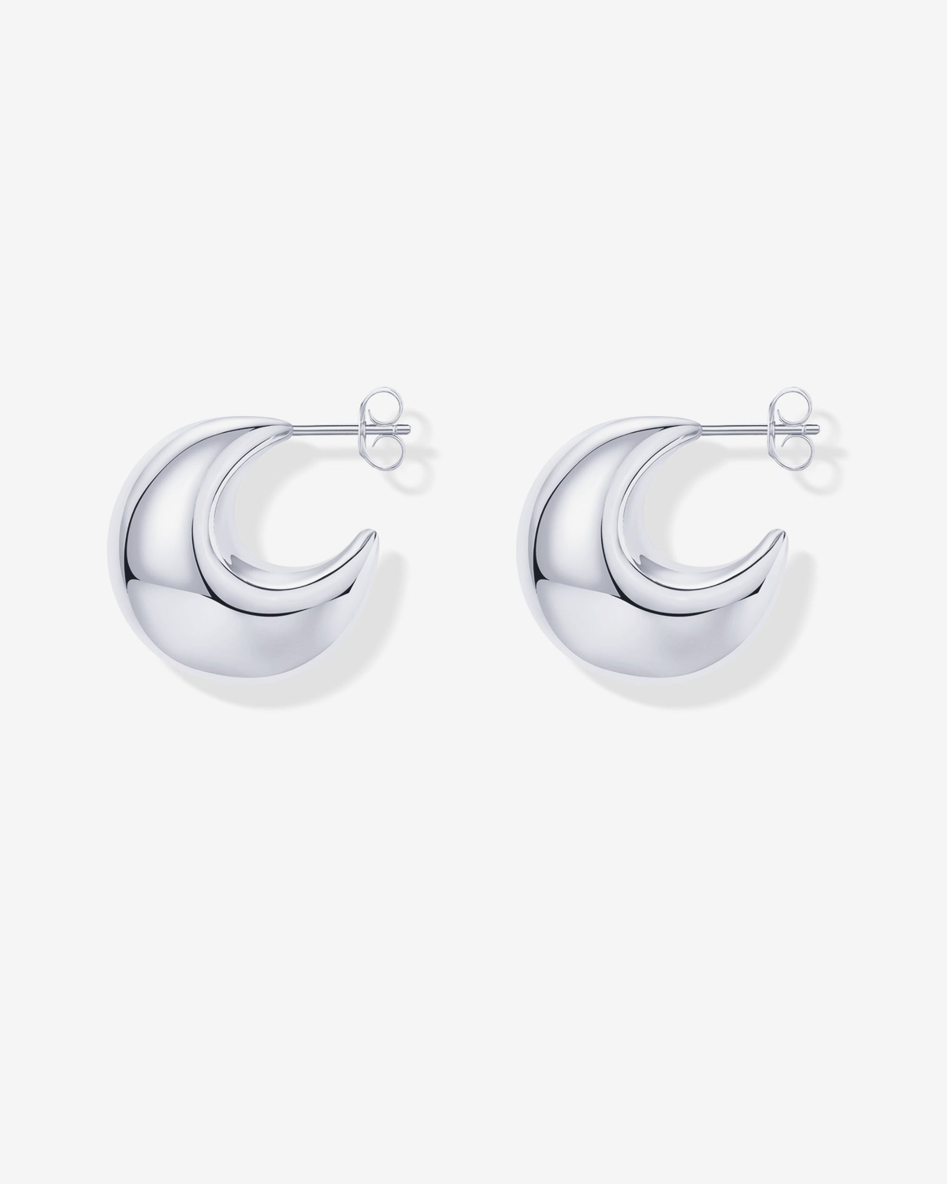 Chunky Dome Hoop Earrings