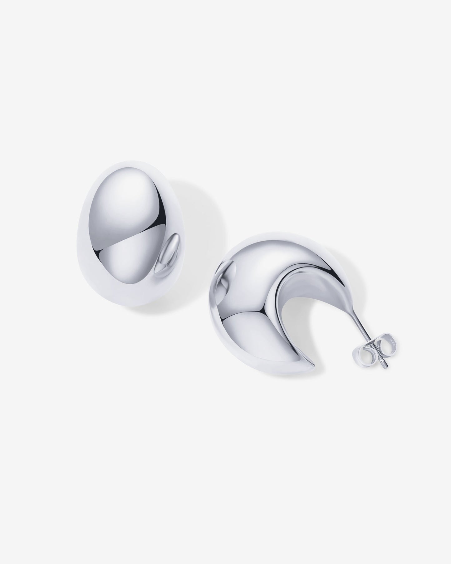 Chunky Dome Hoop Earrings
