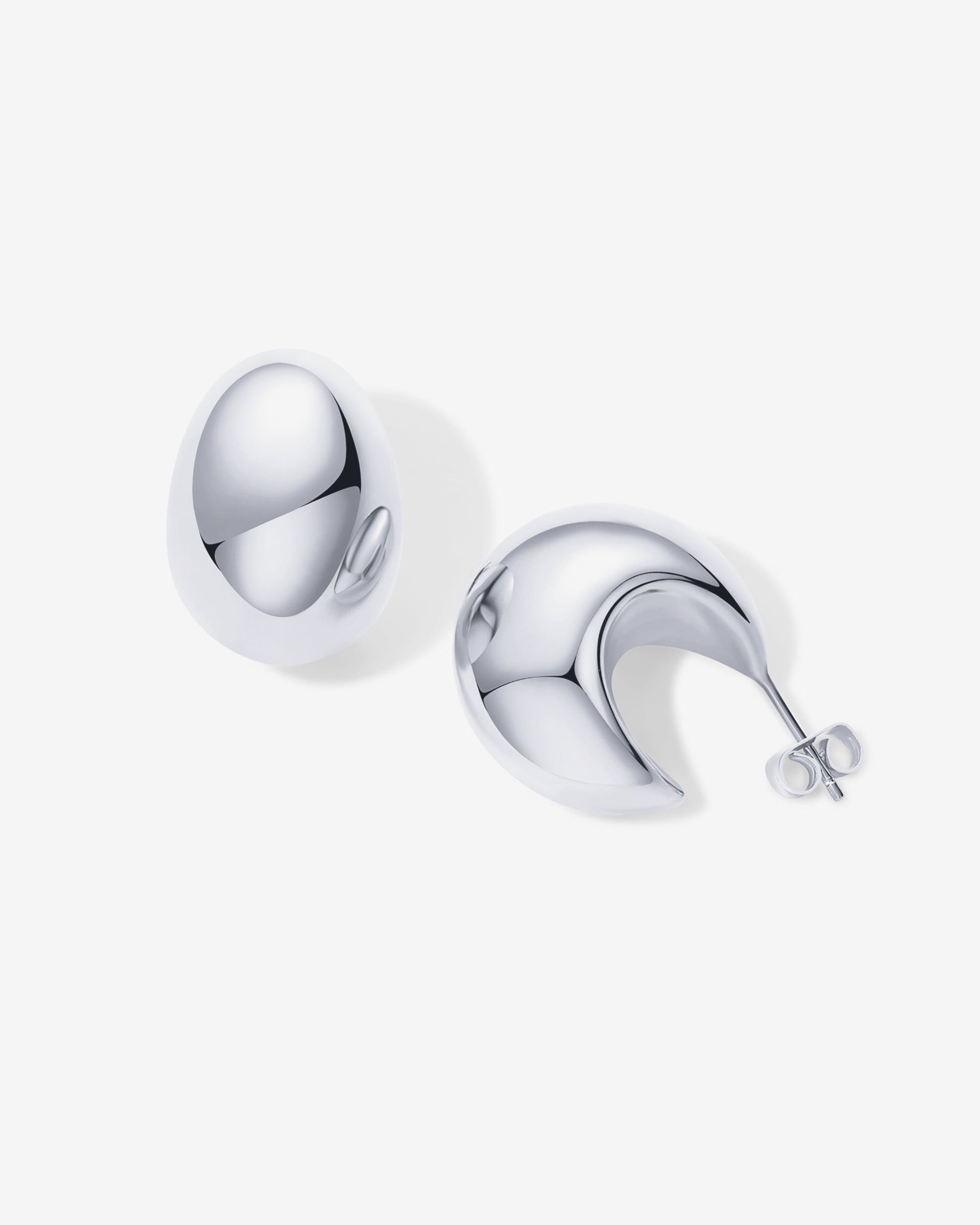 Chunky Dome Hoop Earrings