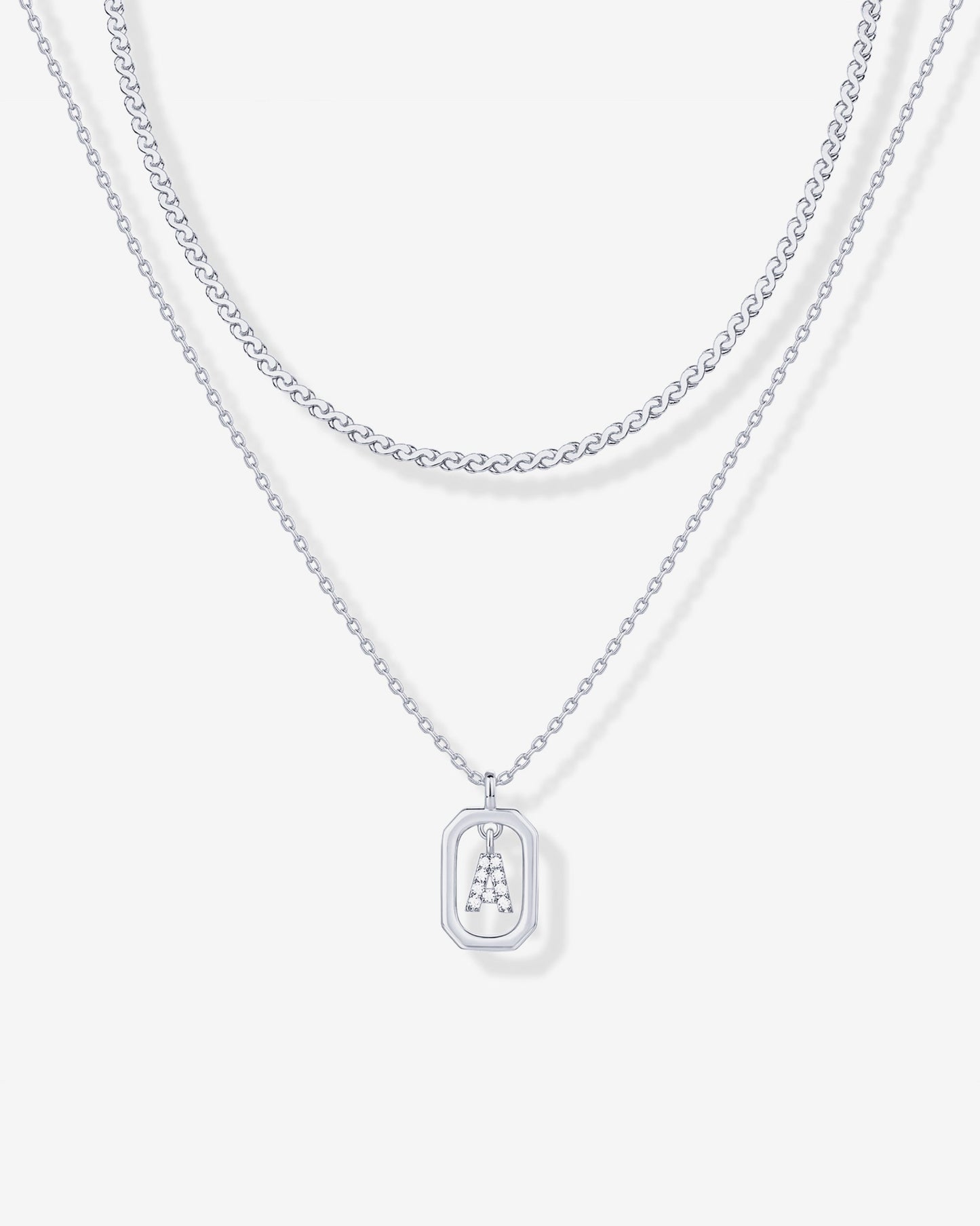 Singapore Initial Layering Necklace