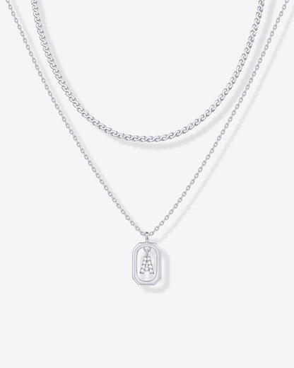 Singapore Initial Layering Necklace