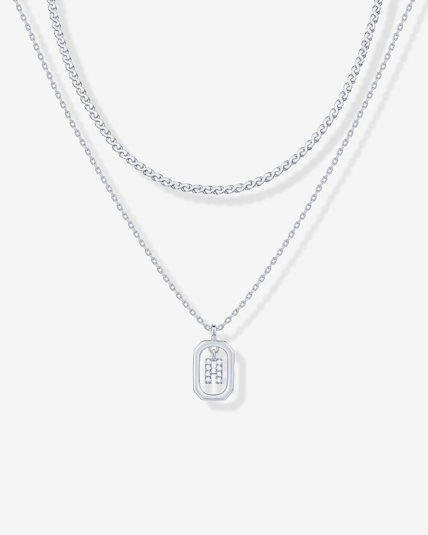 Singapore Initial Layering Necklace