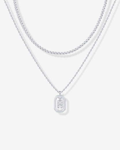 Singapore Initial Layering Necklace