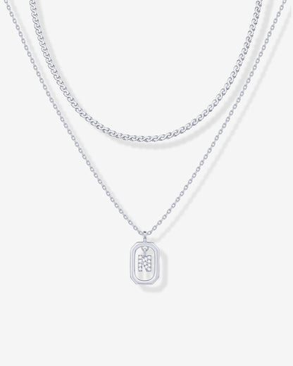 Singapore Initial Layering Necklace
