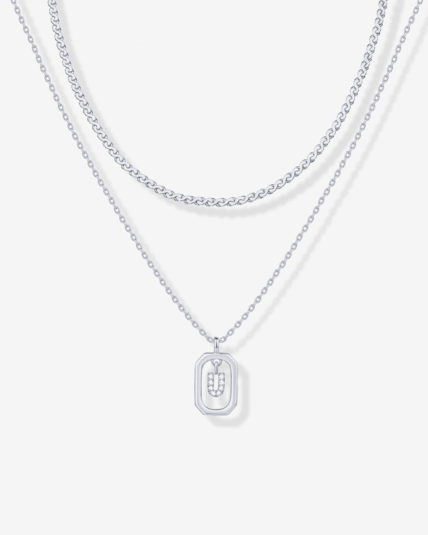Singapore Initial Layering Necklace