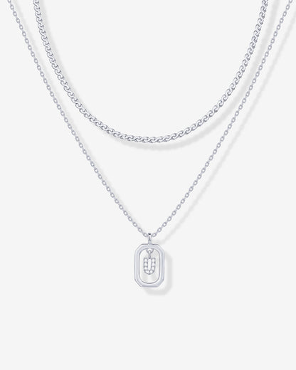 Singapore Initial Layering Necklace