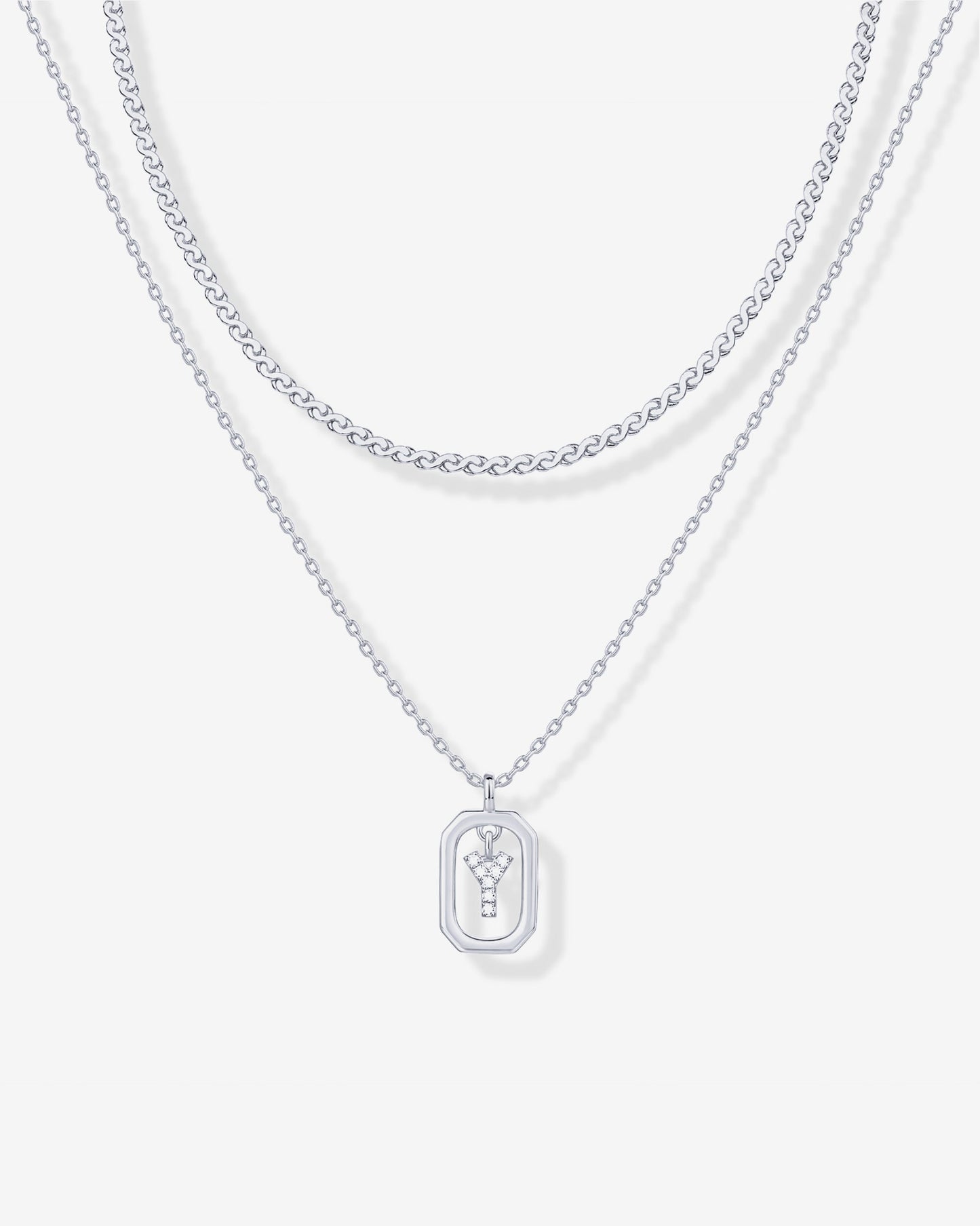 Singapore Initial Layering Necklace