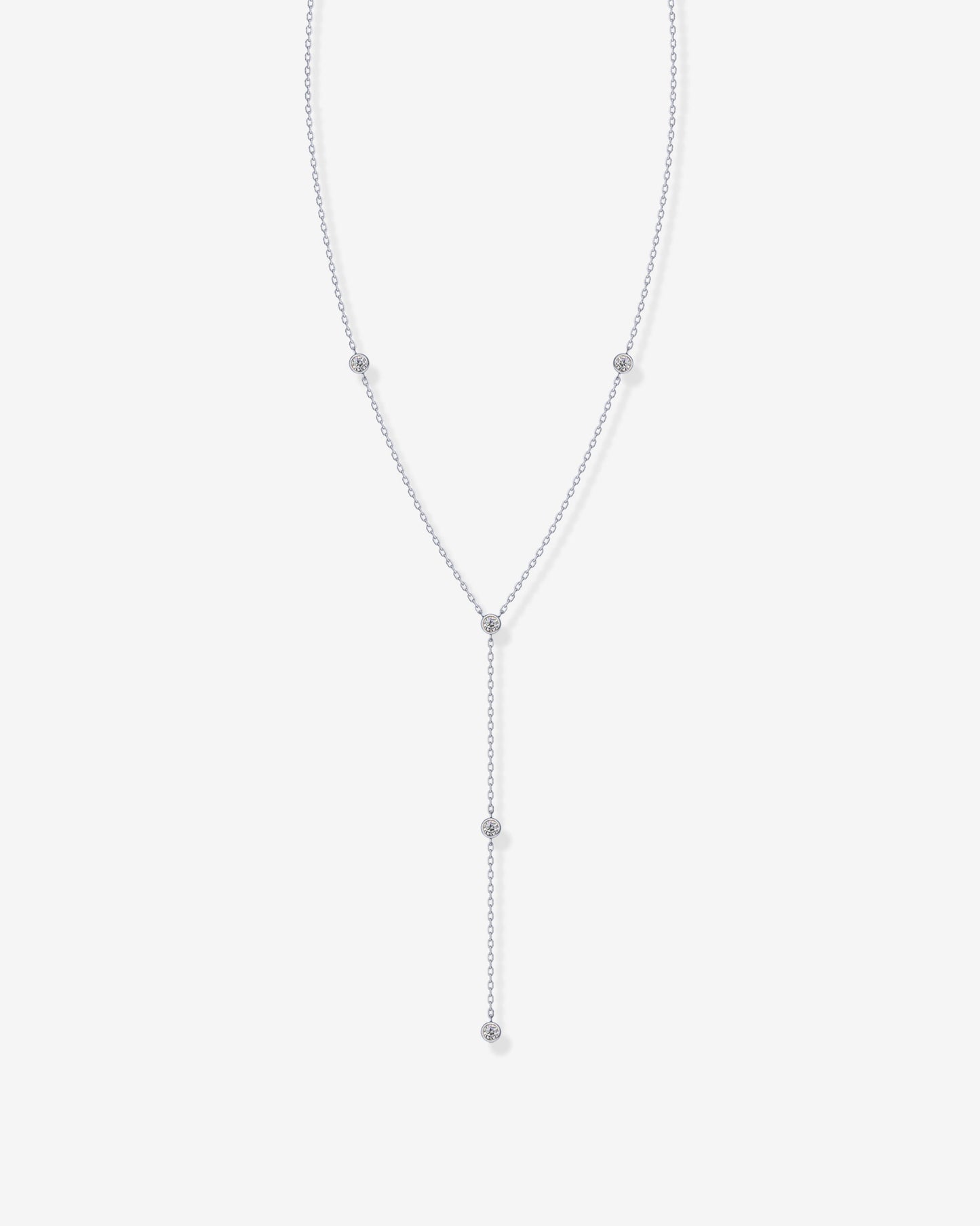 Lariat Station Necklace