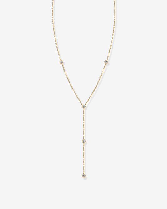 Lariat Station Necklace
