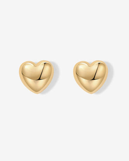 Oversized Heart Stud