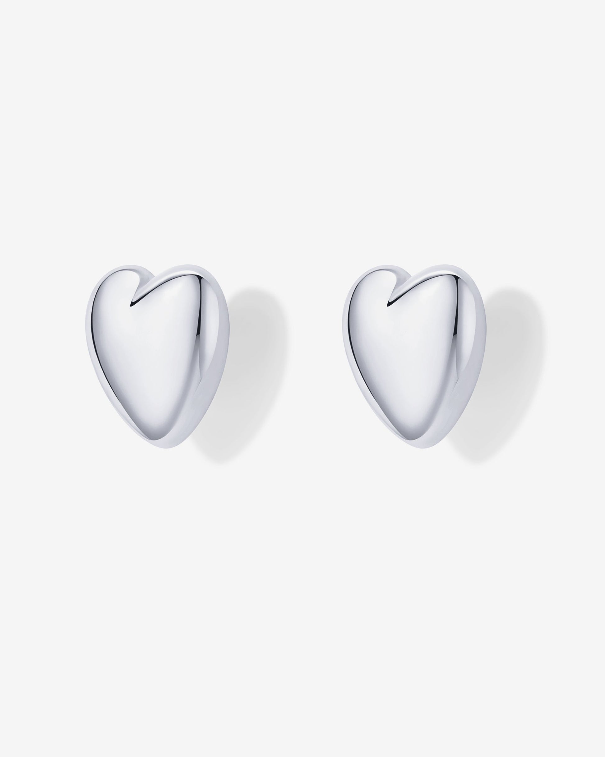 Oversized Heart Stud