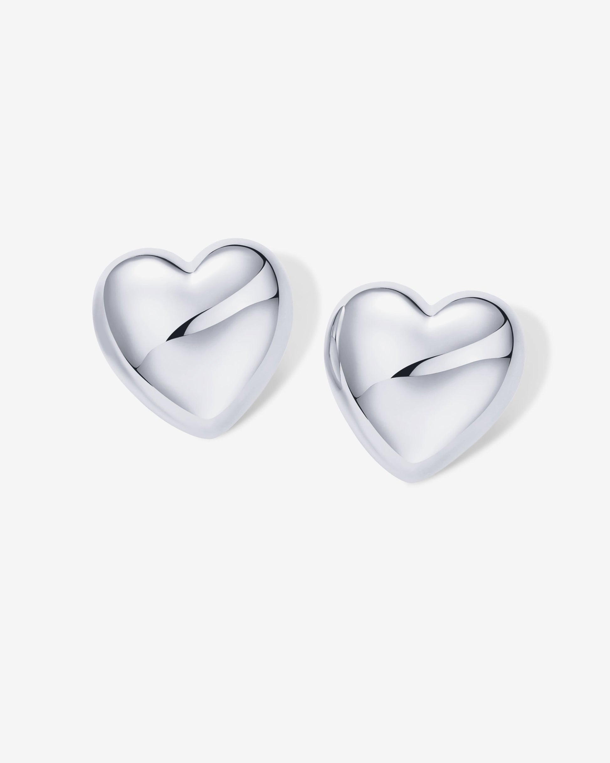 Oversized Heart Stud