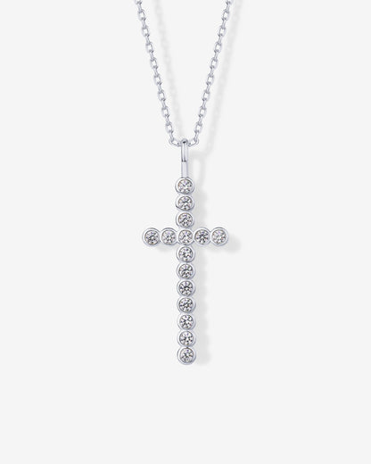 Cross Bezel Pendant