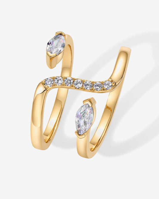 Uraeus Open Band Ring