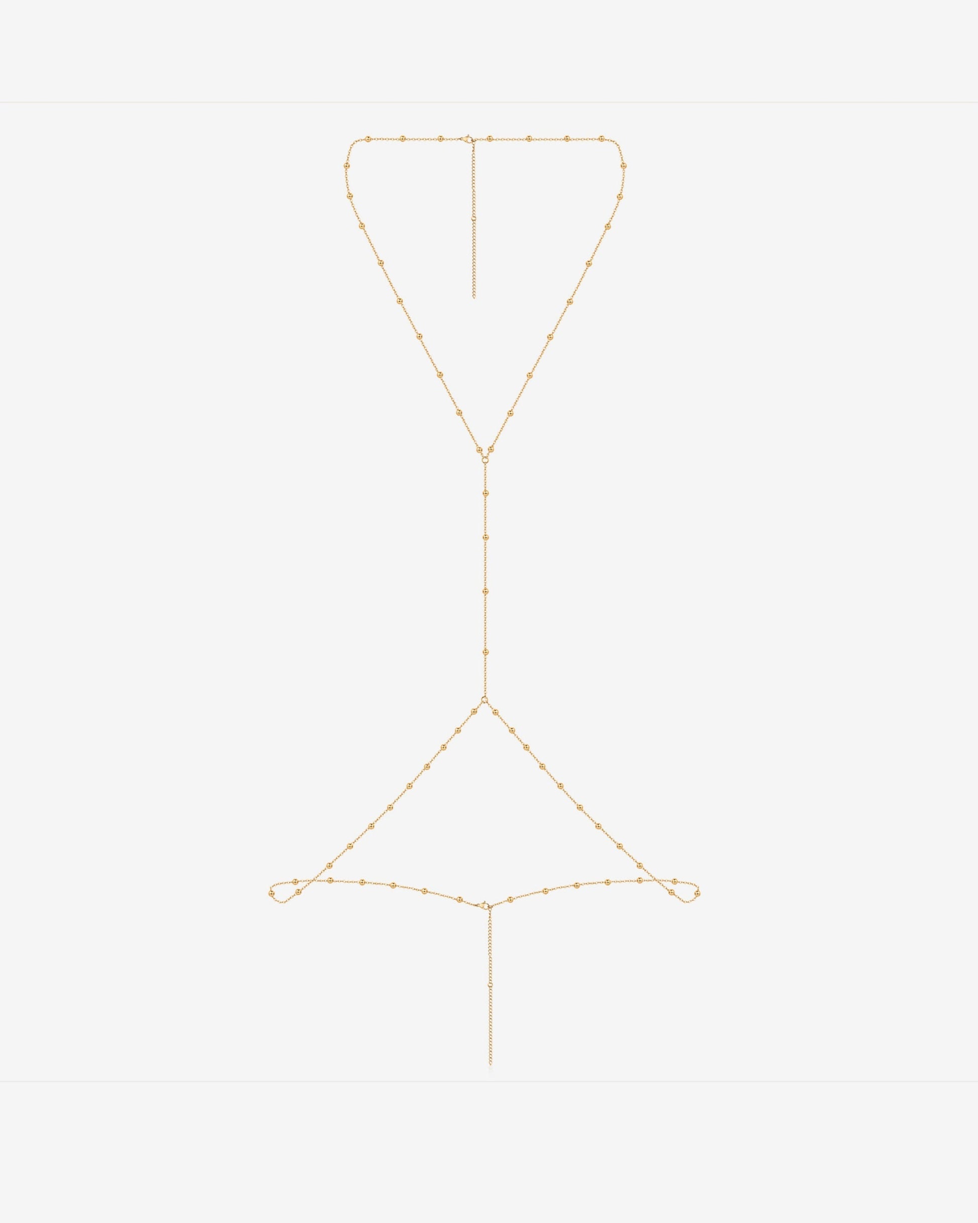 Beaded Layered Body Chain