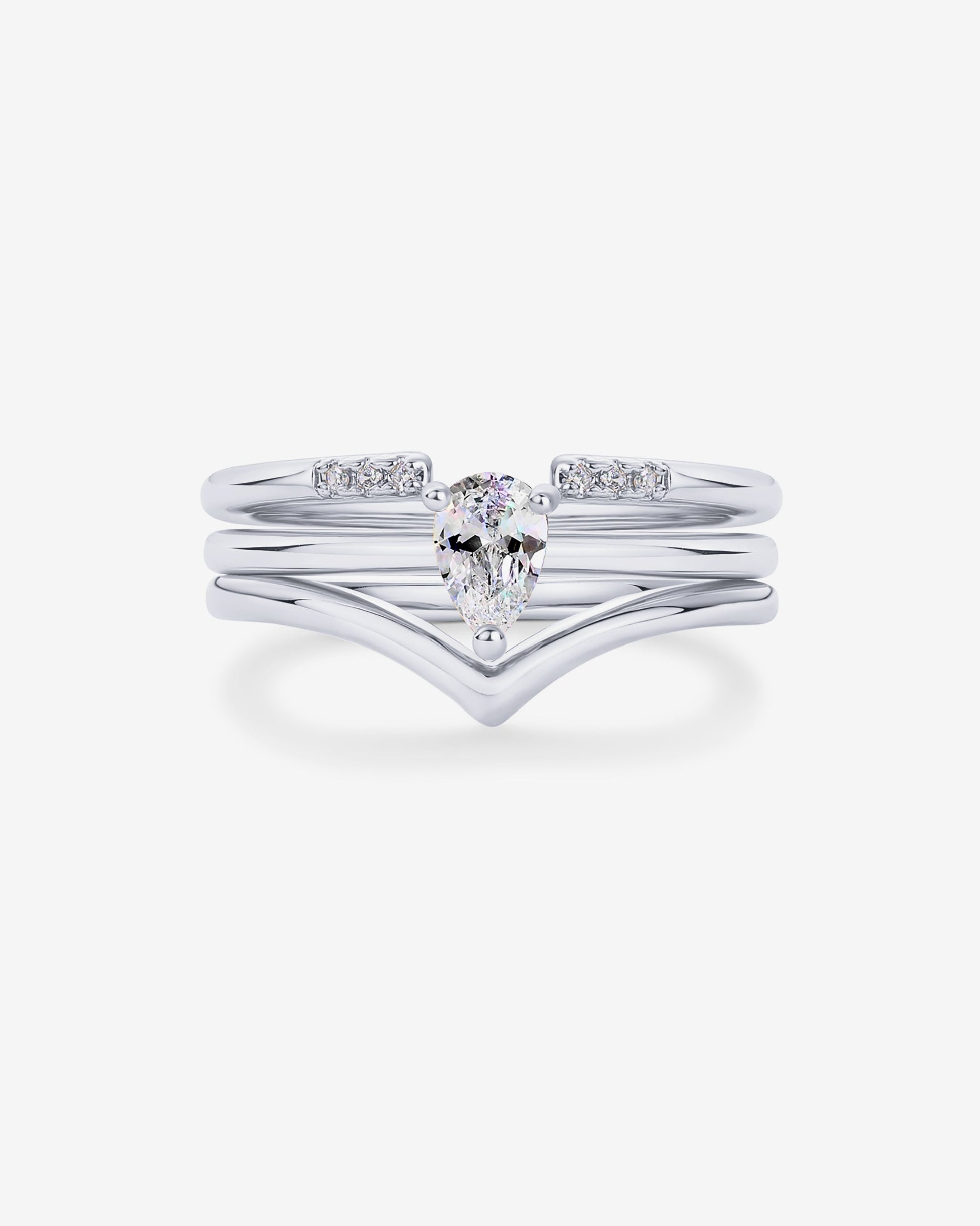 Dahlia Stackable Ring Set