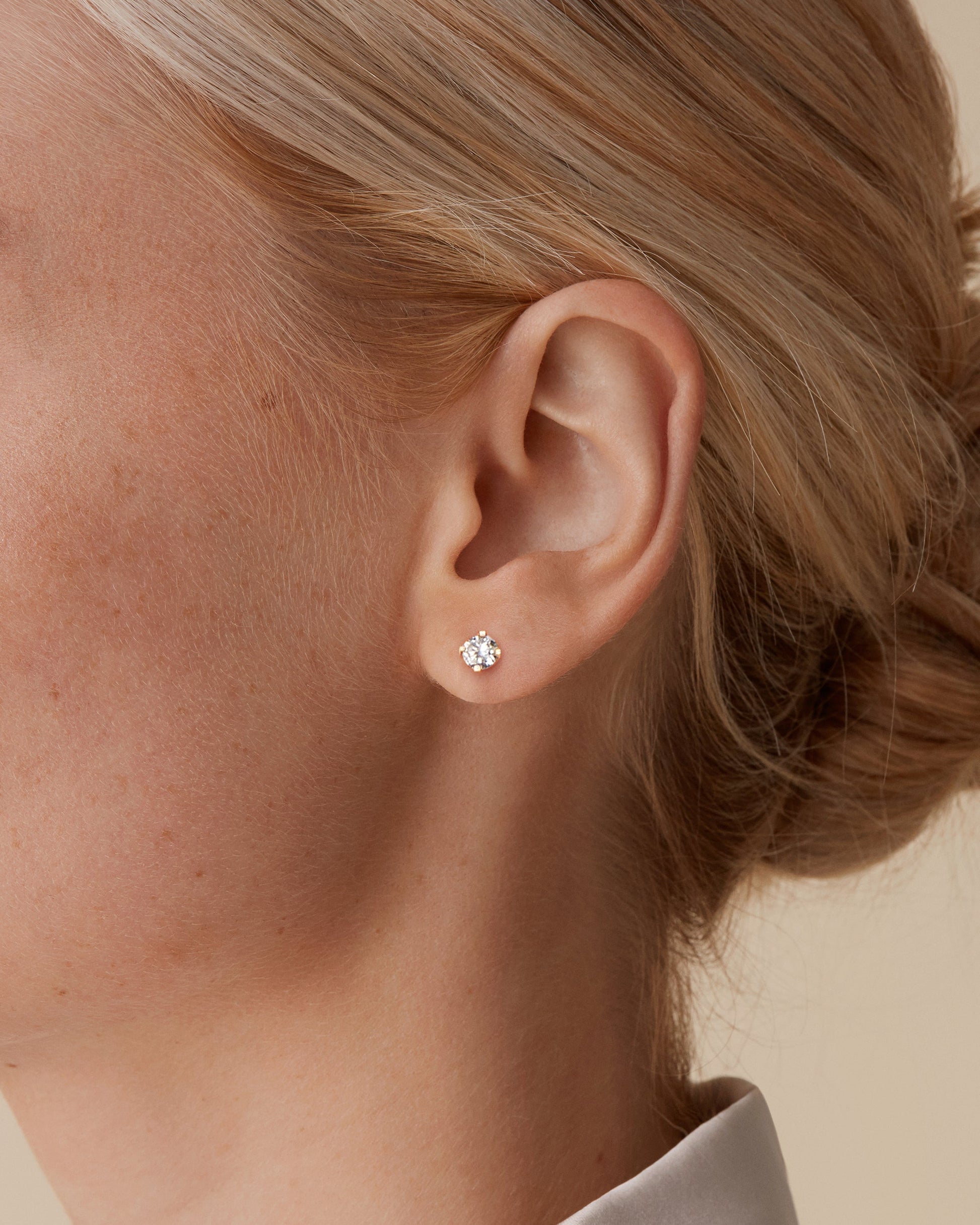 Moissanite Studs
