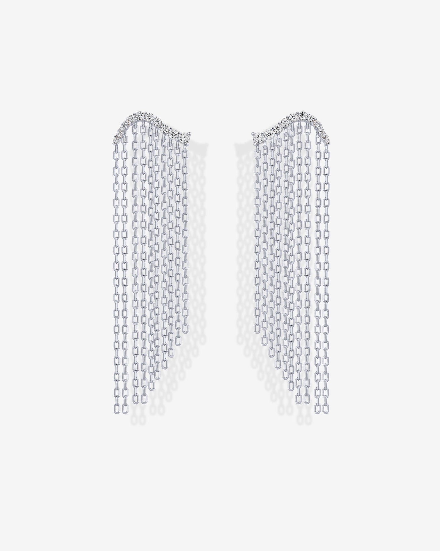 Chain Crawler Dangle Earrings