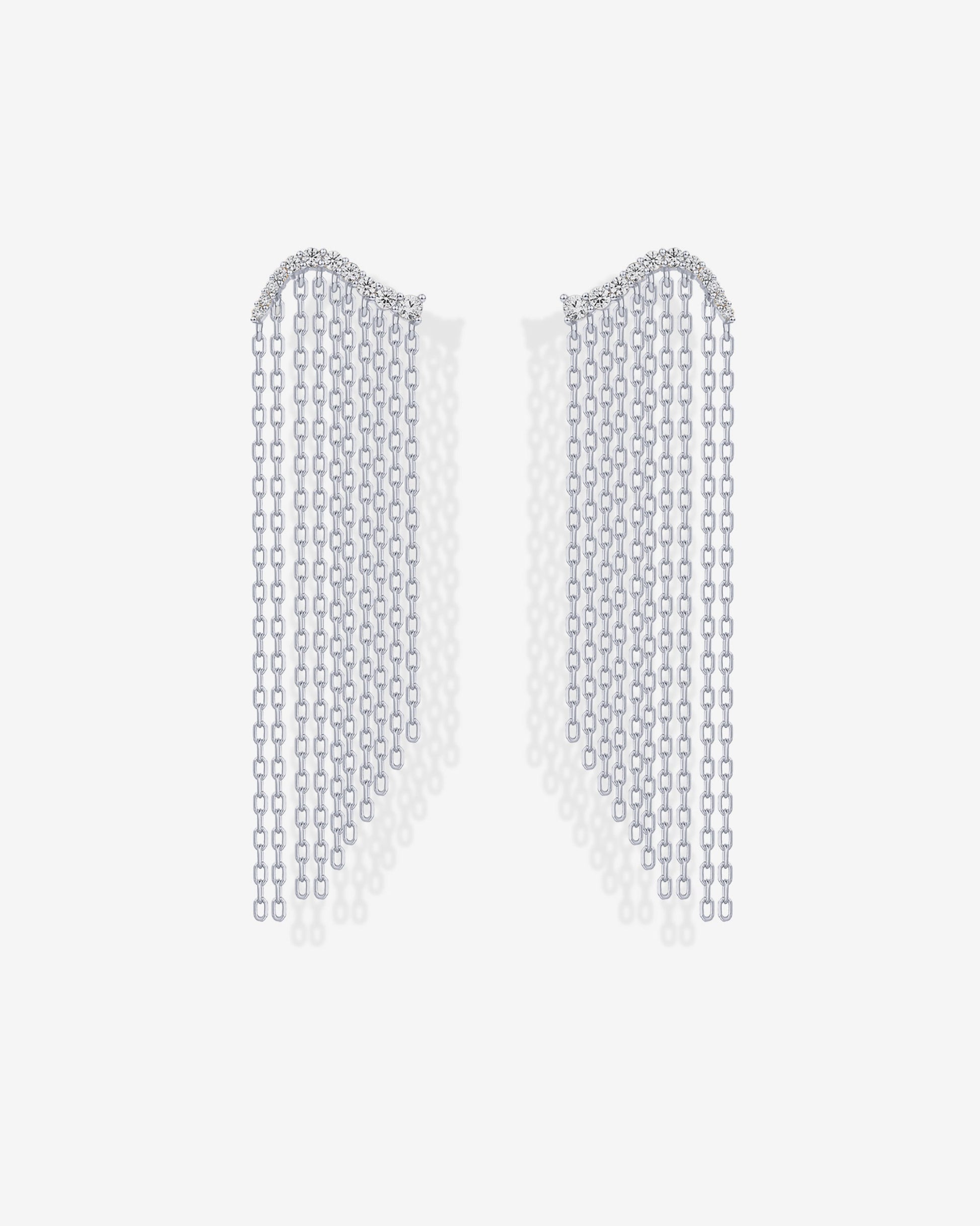 Chain Crawler Dangle Earrings