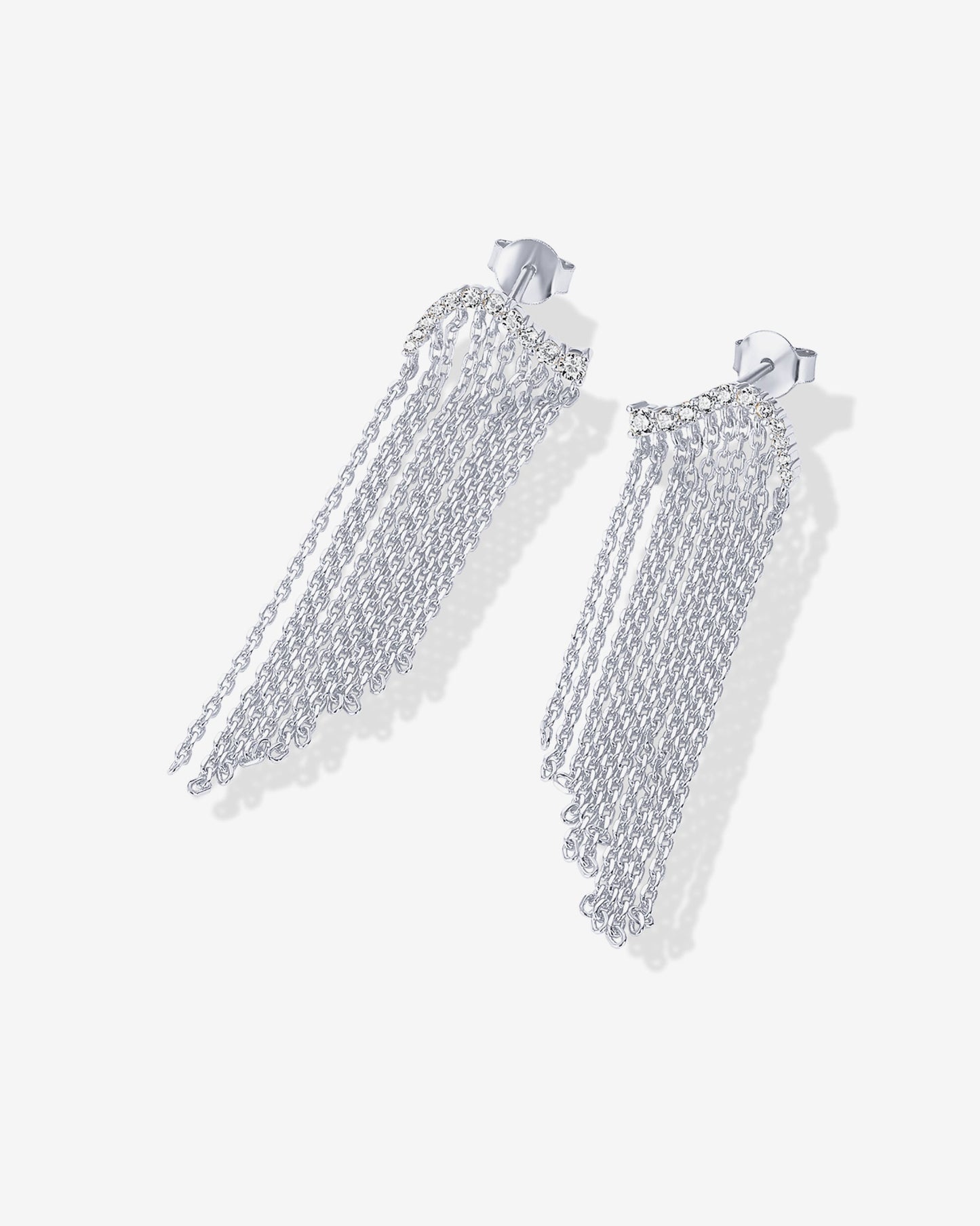 Chain Crawler Dangle Earrings