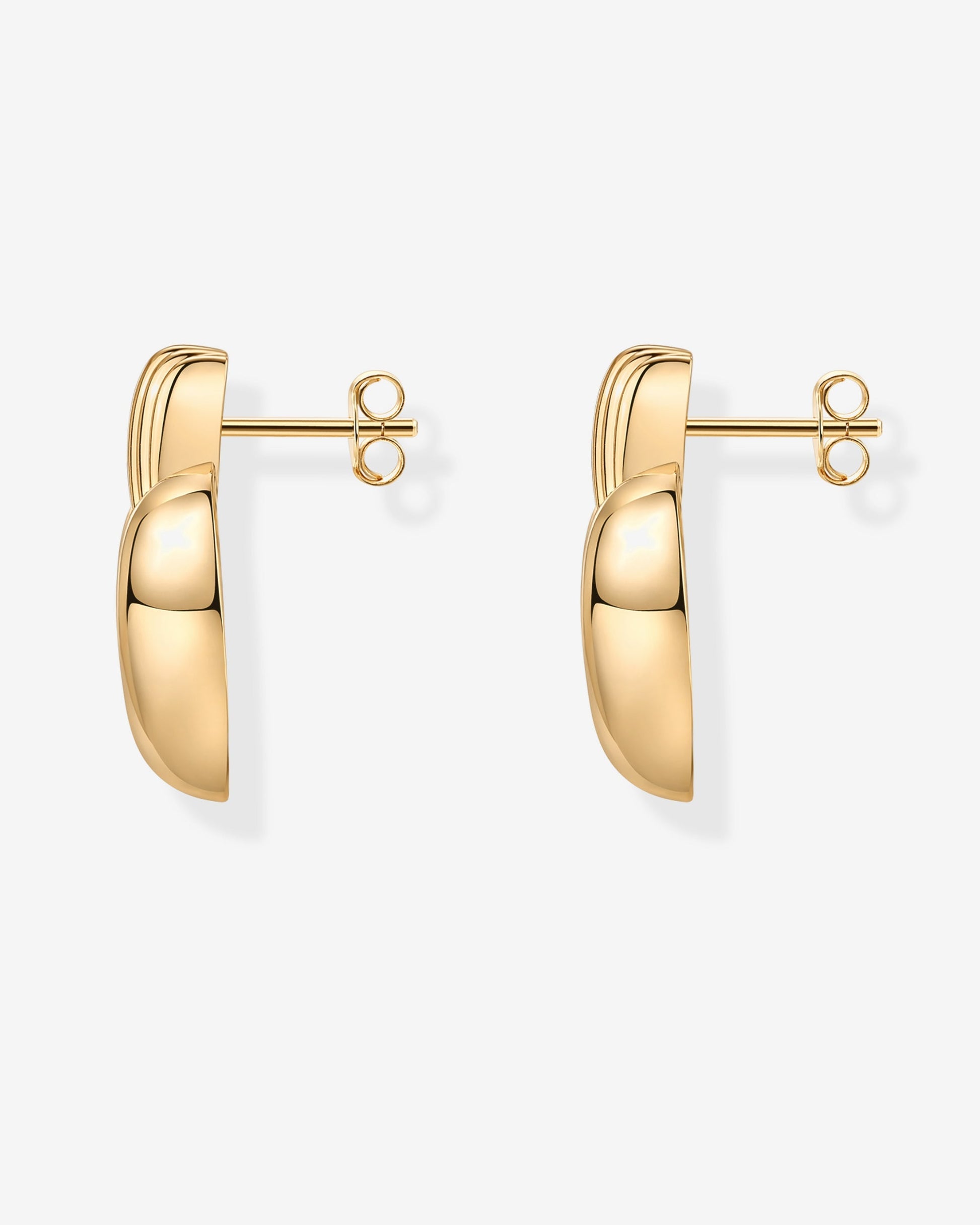 Mini Heart Door Knocker Earrings
