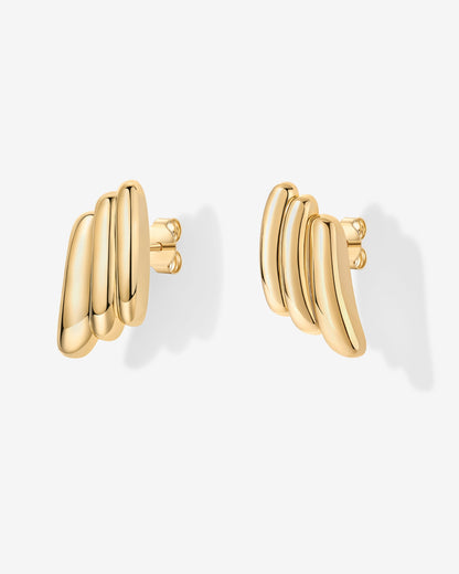 Angel Wing Stud Earrings