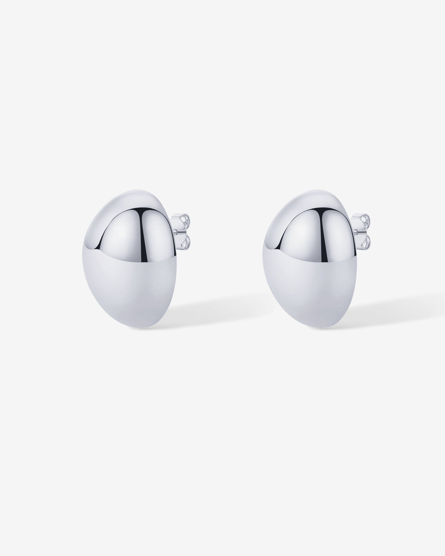 80s Button Stud Earrings