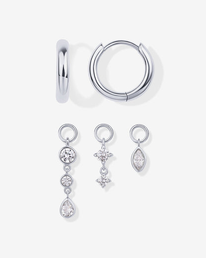 Mix and Match Huggie and Charms Set