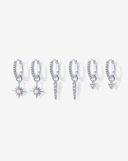 Mix and Match Huggie and Charms Set