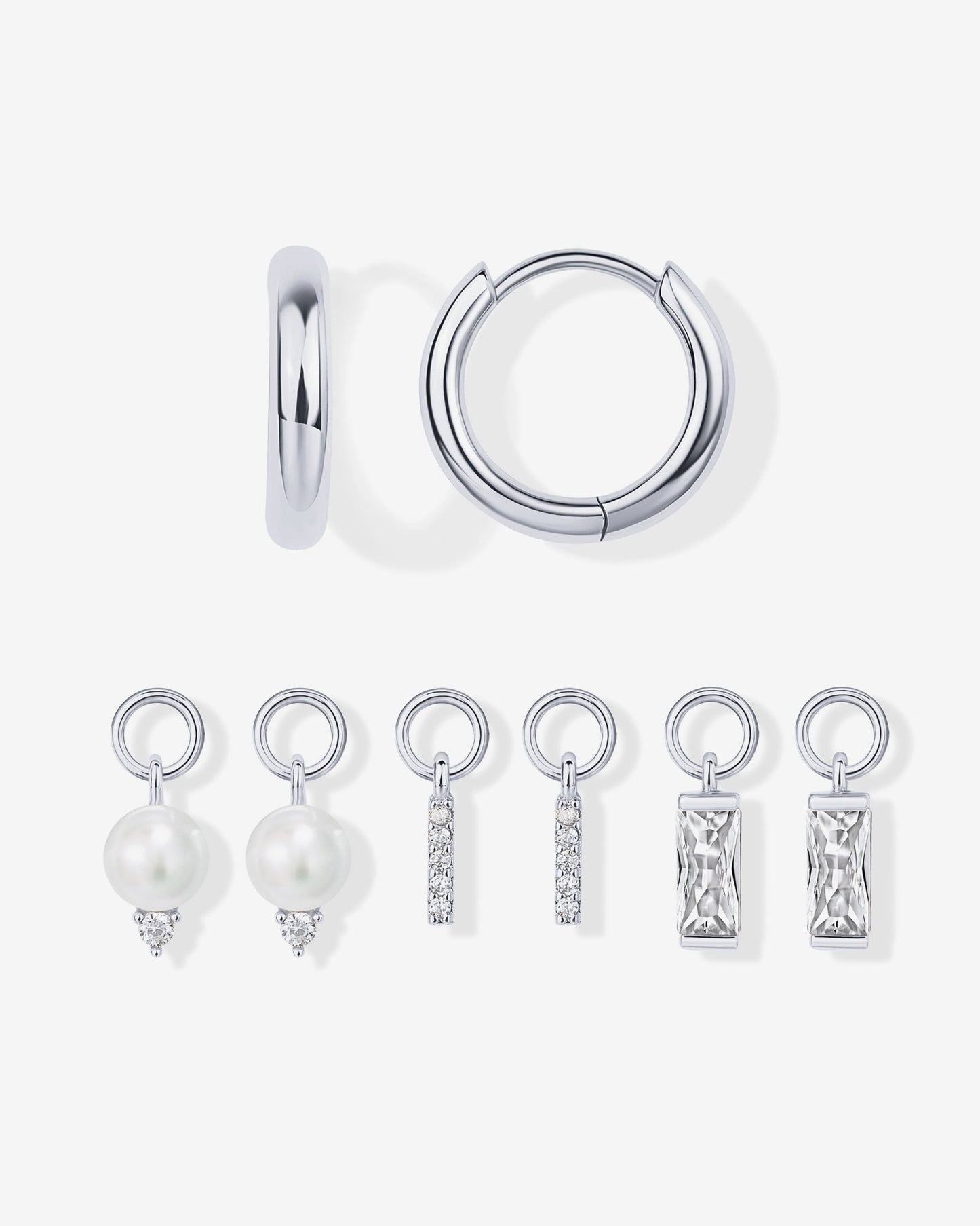 Mix and Match Huggie and Charms Set