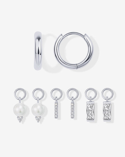 Mix and Match Huggie and Charms Set