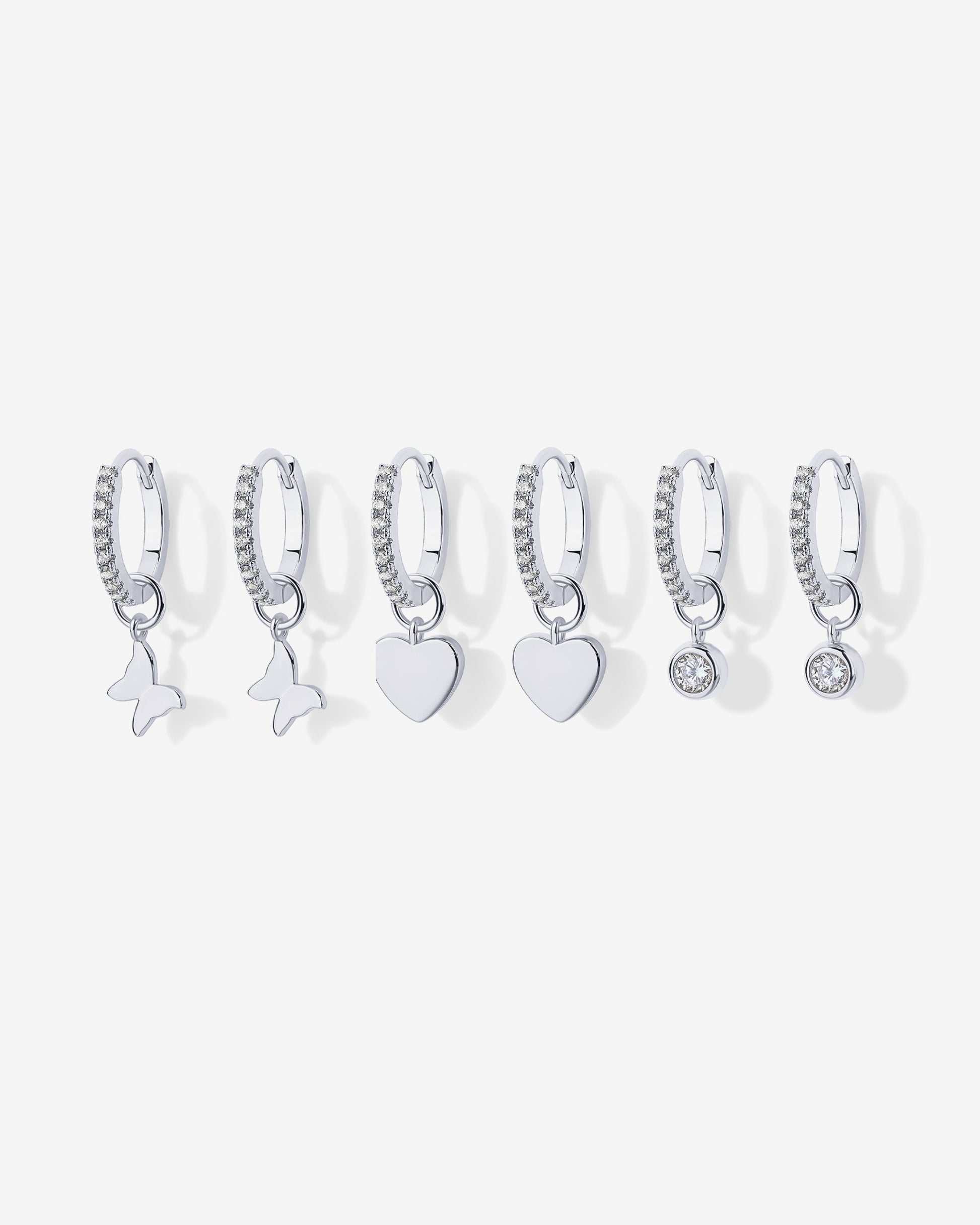 Mix and Match Huggie and Charms Set