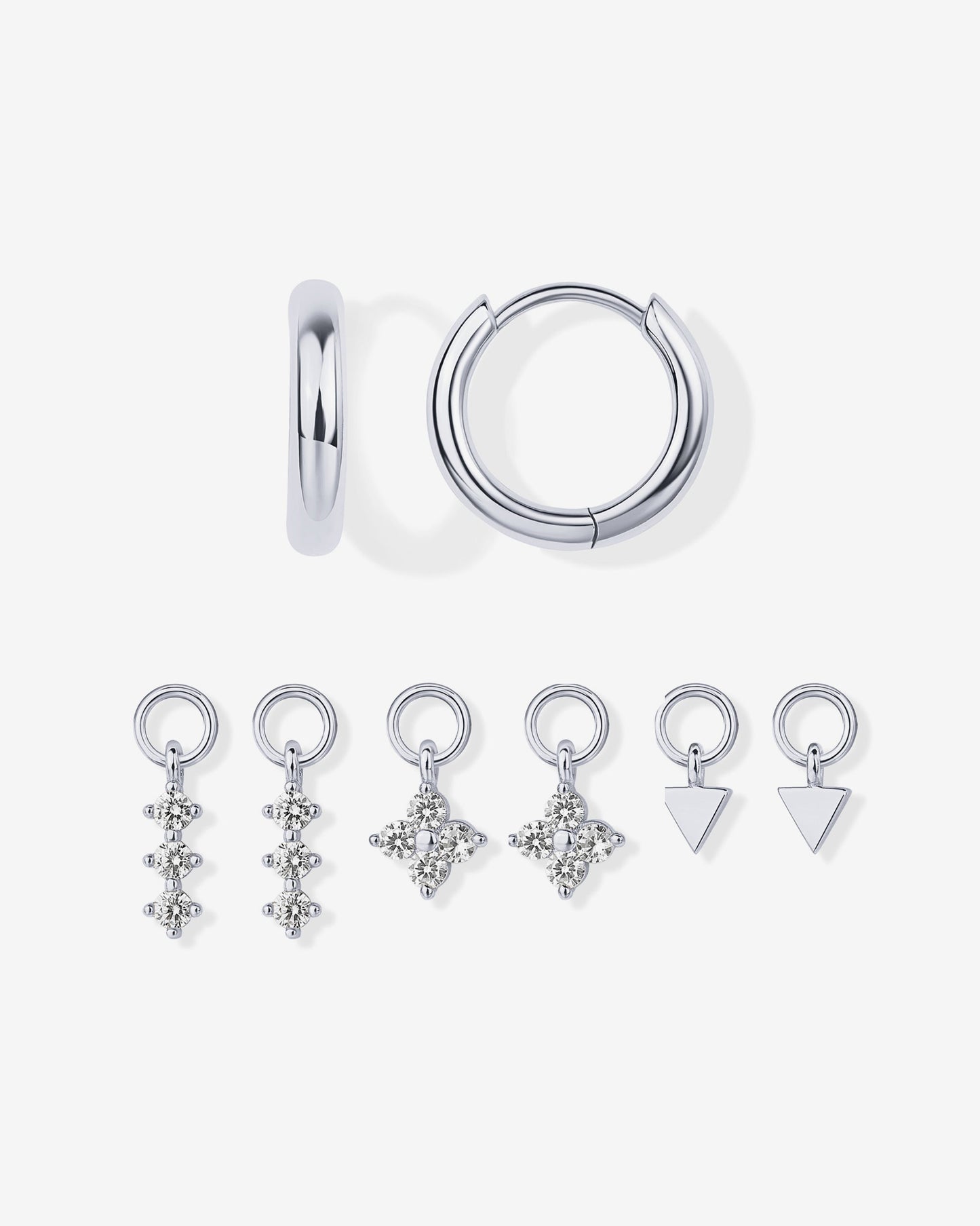 Mix and Match Huggie and Charms Set