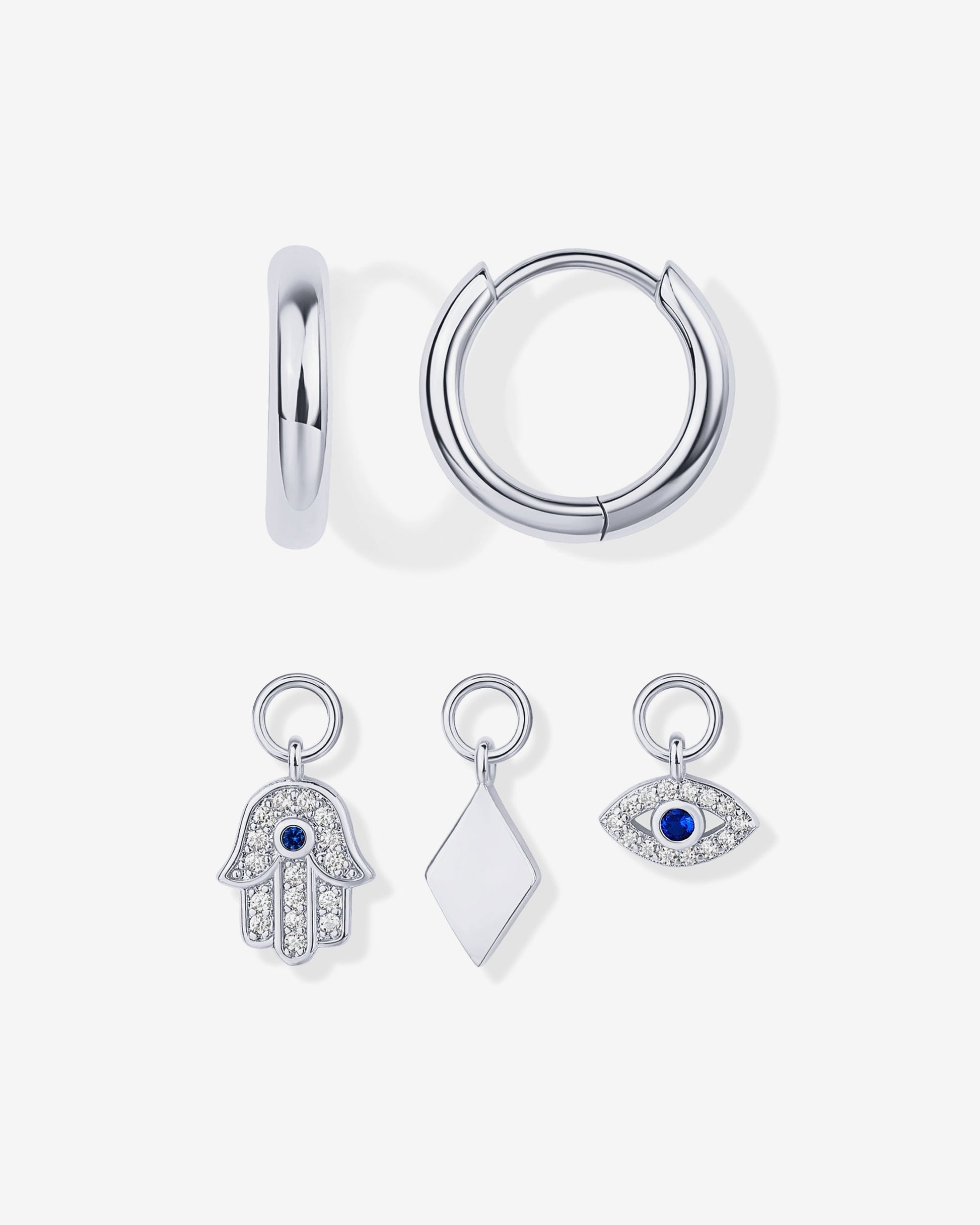 Mix and Match Huggie and Charms Set