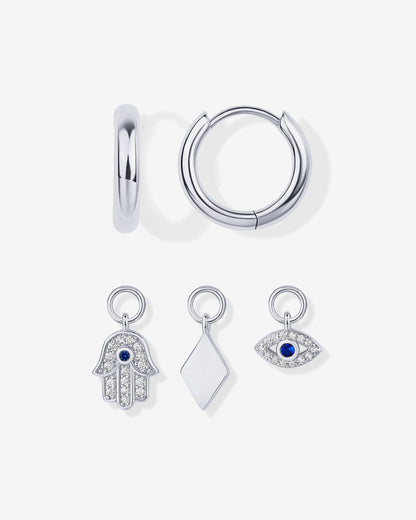 Mix and Match Huggie and Charms Set