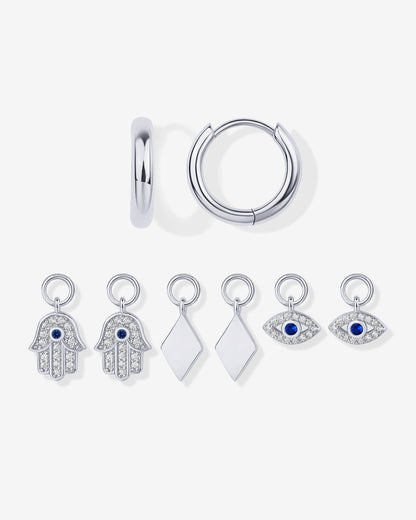 Mix and Match Huggie and Charms Set