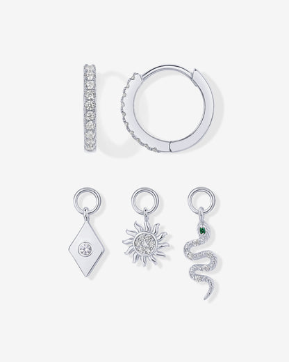 Mix and Match Huggie and Charms Set