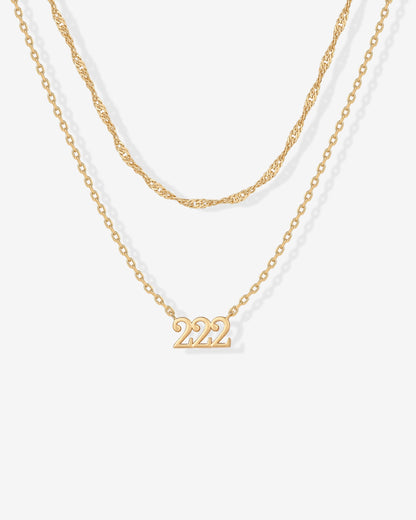 Angel Number Pendant Necklace