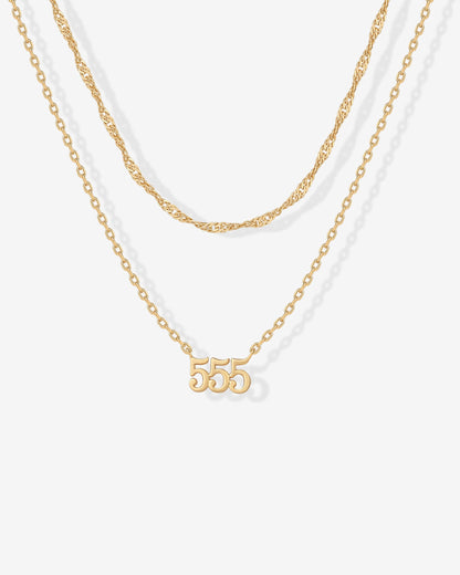 Angel Number Pendant Necklace