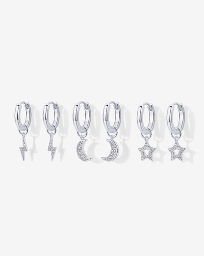 Mix and Match Huggie and Charms Set