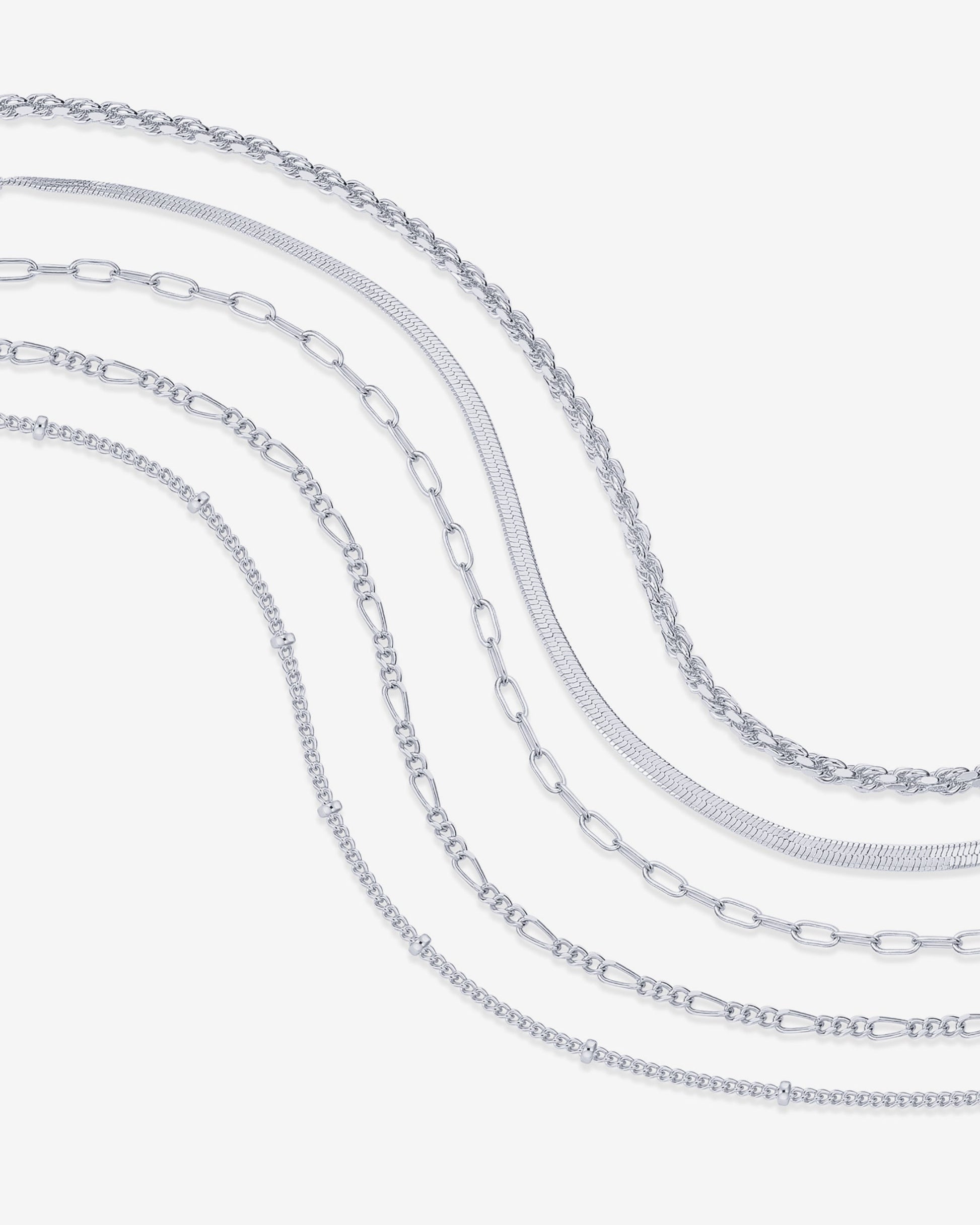 Wear Everywhere Chain Bracelet 5-Pack