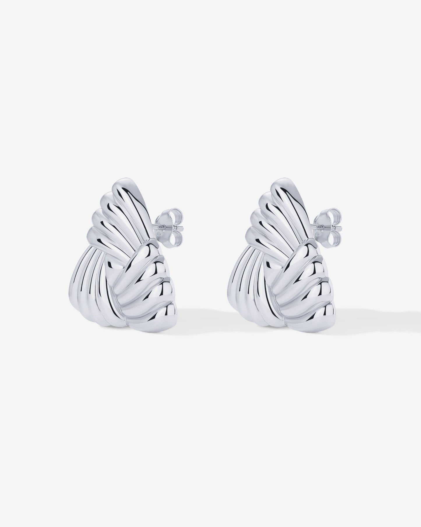 Vintage Triangle Knot Earrings