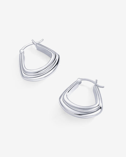 Chunky Triangle Hoops