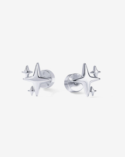 Sparkle Star Screwbacks