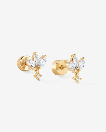 Lotus Dangle Screwbacks