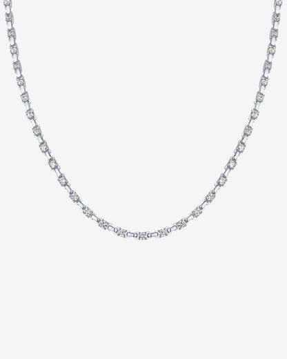 Station Tennis Necklace